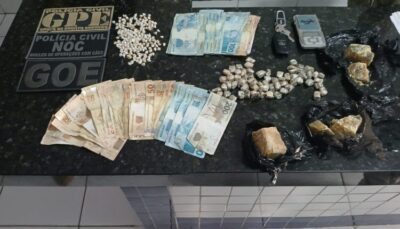Polícia Civil prende liderança do tráfico de drogas na cidade de Caxias