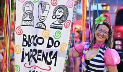 Bloco do Imprensa faz prévia de carnaval no fim de semana debaixo de chuva