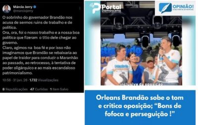 Jerry acusa golpe após Orleans dizer que dinocomunistas são ‘ruins de trabalho e de política’…