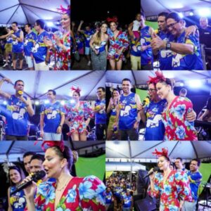 Natassia Weba celebra Carnaval ao lado do povo em Nova Olinda