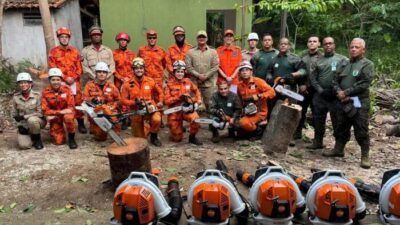 Bombeiros aprimoram técnicas de manejo florestal em treinamento especializado