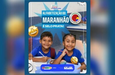Maranhão ganha Selo Prata do MEC e se destaca entre os estados que mais avançaram na alfabetização