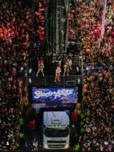 Cerca de 700 mil pessoas passaram pela Litorânea com o Bloco da Anitta e Cláudia Leitte