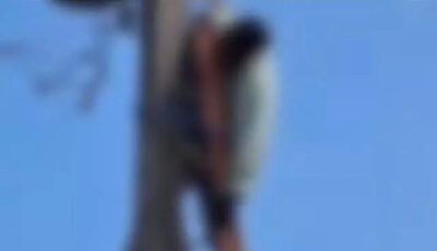 TRAGÉDIA: Homem sobe em poste e morre após choque elétrico