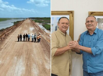 Dino Penha celebra avanço das obras da Barragem de Maria Rita em São Bento e enaltece ações de Brandão na Baixada