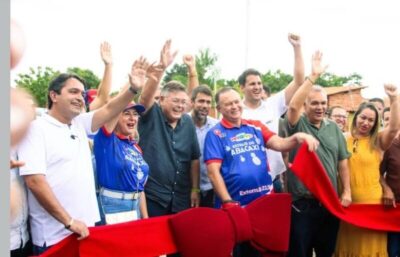 Carlos Brandão acompanhado do prefeito Tratorzão e Núbia Patrol entrega obras e reforça investimentos em São Domingos do Maranhão