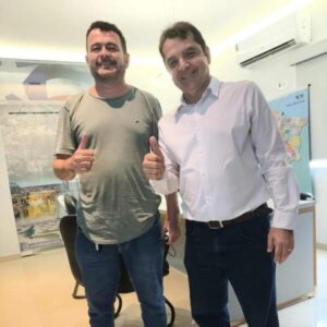 Hilton Gonçalo articula apoio do ex-prefeito Dr. Júnior, de São Luís Gonzaga, rumo ao Senado