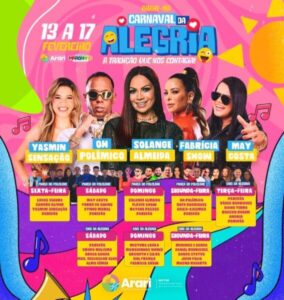 Arari prepara-se para o “Carnaval da Alegria”