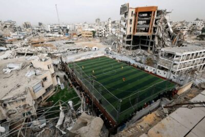 Mesmo após a guerra, Gaza reencontra o futebol