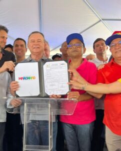 Histórico: vereador Ednilson do Kantão participa, ao lado do governador Brandão, da entrega da Estrada de Santana em São José de Ribamar