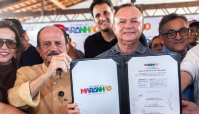 Dr. Julinho e Carlos Brandão inauguram Estrada de Santana e anunciam mais de 100 km de pavimentação para São José de Ribamar