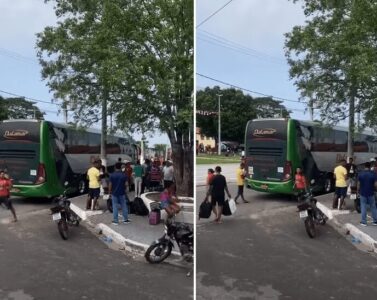 Sete ônibus com trabalhadores deixam municípios da Baixada Maranhense com destino a Santa Catarina em busca de empregos