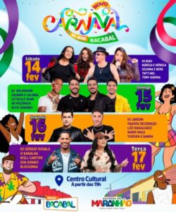 Roberto Costa espera em bacabal o maior carnaval da região…