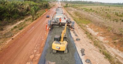 Recuperação da BR-135 com pavimento de concreto avança e 43km já foram concluídos