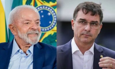 Lula empata com Flávio Bolsonaro no 2º turno; desaprovação ao governo ultrapassa 53%