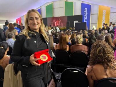 Nota 100: Prefeita Suane Dias recebe em Brasília o Selo Ouro de Alfabetização para Gonçalves Dias