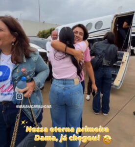 Michelle Bolsonaro participa da filiação de Mariana Carvalho ao PL em Imperatriz