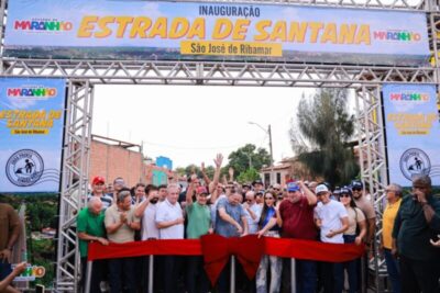 Brandão e Dr. Julinho inauguram Estrada de Santana e reforçam parceria por novos investimentos em Ribamar