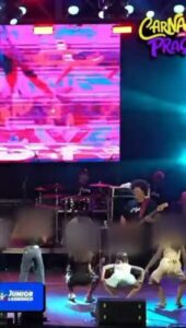 Crianças dançam música sensual em evento público em Grajaú