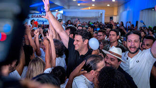 VÍDEO: “Aceito a missão de ser pré-candidato a governador”, afirma Orleans Brandão em Caxias