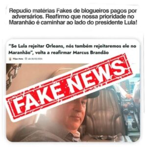 Irmão do governador volta a desfazer fake news dinista
