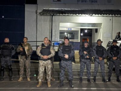 Coronel Schnneyder comanda ações de combate ao crime durante operação em Timon