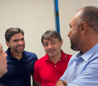 Vice- prefeito Dr. Emílio comparece à eleição e posse de Roberto Costa na Famem