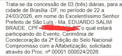Candidato, ou não? Braide cumprirá agenda institucional em Brasília no fim de março