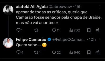 “Quem sabe…”, reage Camarão sobre candidatura ao Senado na chapa de Braide