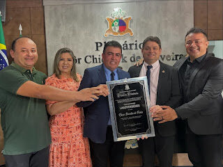 Edvan Brandão recebe honraria da Câmara Municipal de Lago Verde