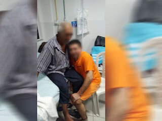 Detento garante direito a visitar o pai em estado terminal