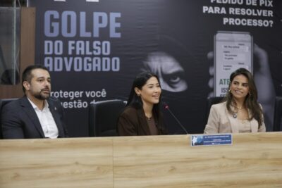 Thaynara OG reforça campanha da OAB/MA contra falso advogado durante Colégio de Presidentes