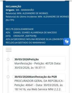 PGR manifesta-se contra afastamento de Brandão; subprocuradora diz que ‘PCdoB tenta transformar ação no STF em palco de disputa política”