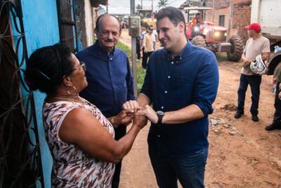 Dr.Julinho e Orleans Brandão lançam o Programa de Pavimentação de Ruas em São José de Ribamar