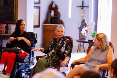 Deputados fazem visita de cortesia a Roseana Sarney após retorno de tratamento de saúde em São Paulo