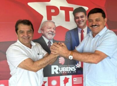 Rubão recebe Hilton Gonçalo e encontro movimenta bastidores da política maranhense