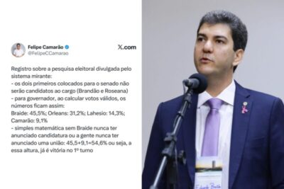 Publicação de Camarão levanta especulações sobre possível aproximação com Braide