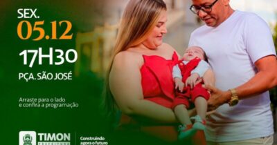 Prefeitura de Timon realiza “Natal da Família” nesta sexta (05) na Praça São José