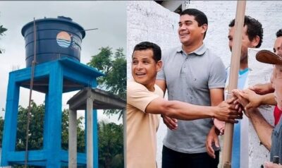 PREFEITO GILSON LIMA ENTREGA NOVO SISTEMA DE ABASTECIMENTO DE ÁGUA NO POVOADO RIO DE AREIA, EM PRESIDENTE SARNEY