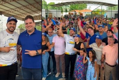 DEPUTADO JOÃO BATISTA SEGUNDO E PREFEITO SAMUEL ENTREGAM MAIS DE 600 ÓCULOS EM SÃO PEDRO DA ÁGUA BRANCA