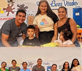 PREFEITO GILSON LIMA ENTREGA REFORMA DE ESCOLA E KITS ESCOLARES NO DISTRITO DE TRÊS FUROS
