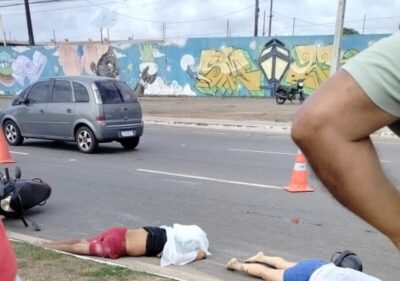 Urgente: Casal em motocicleta morre em acidente de trânsito no Tirirical, em São Luís