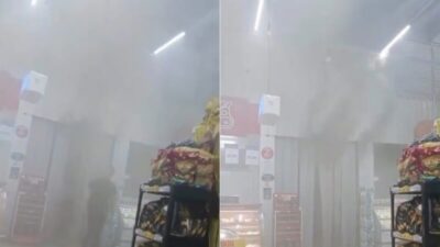 VÍDEO: Princípio de incêndio é registrado dentro de supermercado no bairro Alemanha, em São Luís do Maranhão
