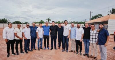 *Orleans Brandão vistoria obras de construção do novo Terminal Rodoviário de Rosário*