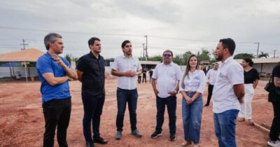 Orleans Brandão vistoria obras de construção do novo Terminal Rodoviário de Rosário
