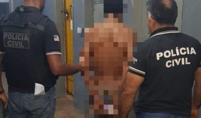 POLÍCIA CIVIL PRENDE EM JOÃO LISBOA HOMEM CONDENADO PELO CRIME DE LESÃO CORPORAL