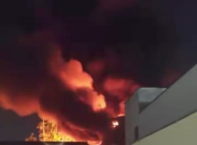 Incêndio destrói fábrica de colchões em São José de Ribamar