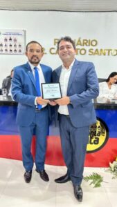 SANTA RITA: Deputado Federal Júnior Lourenço recebe Título de Cidadão Santaritense em cerimônia na Câmara Municipal