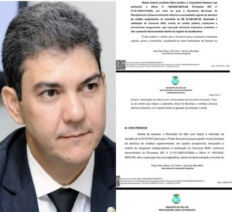 Eduardo Braide pede à Justiça autorização para abrir crédito de R$ 22,2 milhões para o Carnaval 2026; enquanto isso, emenda de R$ 12 milhões destinada ao Hospital Aldenora Bello segue parada