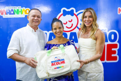 MÃES RECEBEM ENXOVAIS PELO PROGRAMA MARANHÃO ACOLHE.